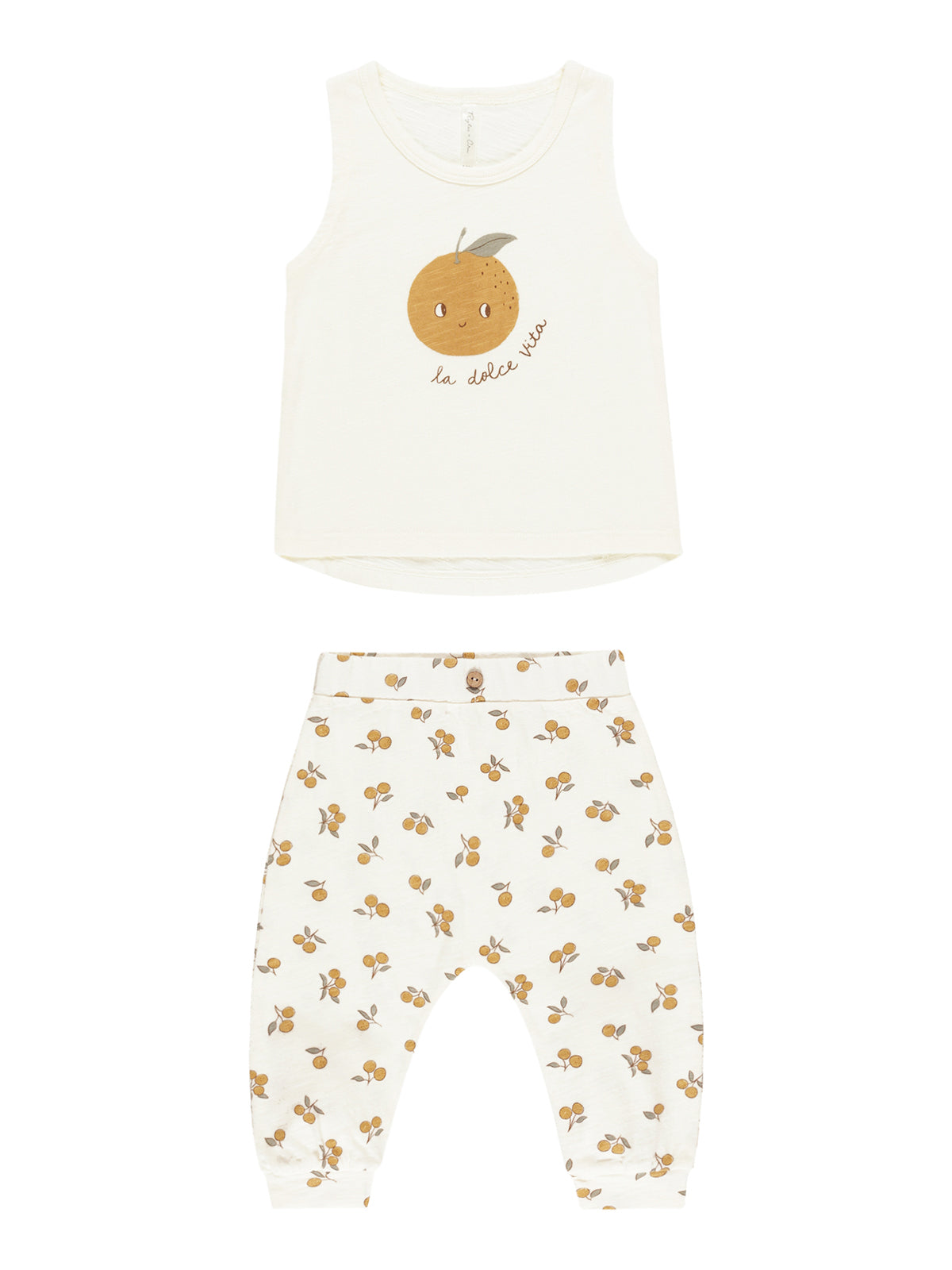 Rylee & Cru Tank and Slouch Pant Set - Oranges