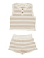 Taylor Knit Set, Oat Knit Stripe