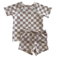 Tiramisu Checkerboard / Cove Rashguard Set / UPF 50+