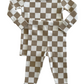 Tiramisu Checkerboard / Organic 2-Piece Set