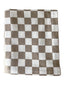 Tiramisu Checkerboard / Organic Swaddle