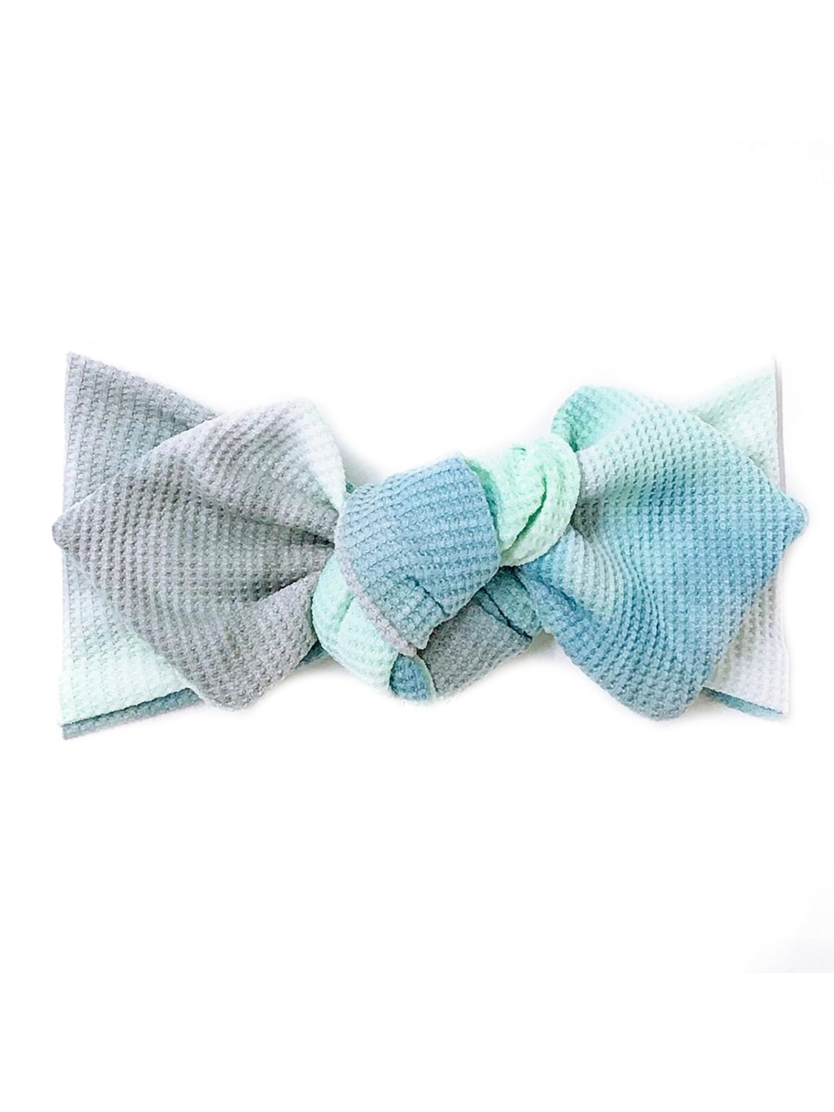 Top Knot Headband, Blue Ocean Tie Dye