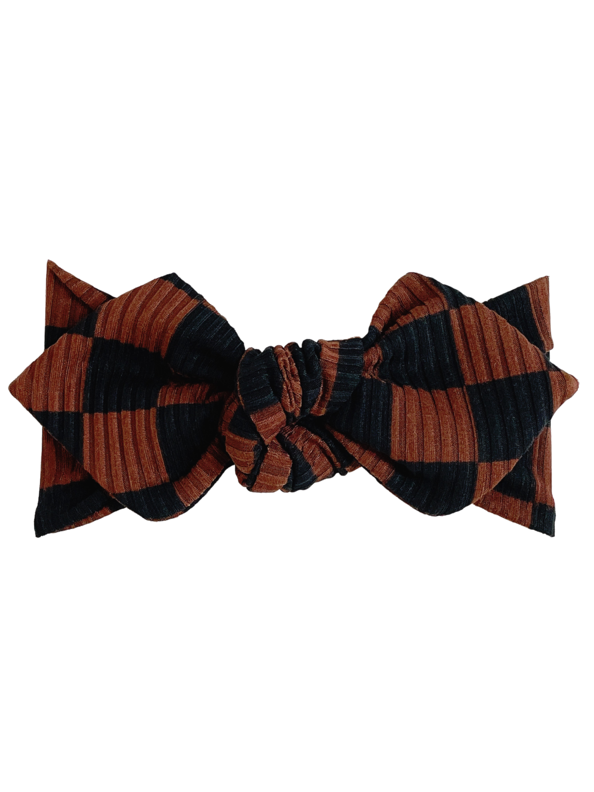 Top Knot Headband, Ribbed Brownie Squares