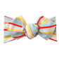 Top Knot Headband, Ribbed Pastel Pop Stripes