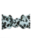 Top Knot Headband, Thermal Sky Blue Leopard