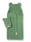 Hooded Towel + Wash Mitt Set, Sea Foam