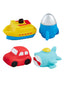 Transportation Light Up Bath Toy Set