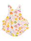 Ruffle Sunsuit, Tropical Market Fruit