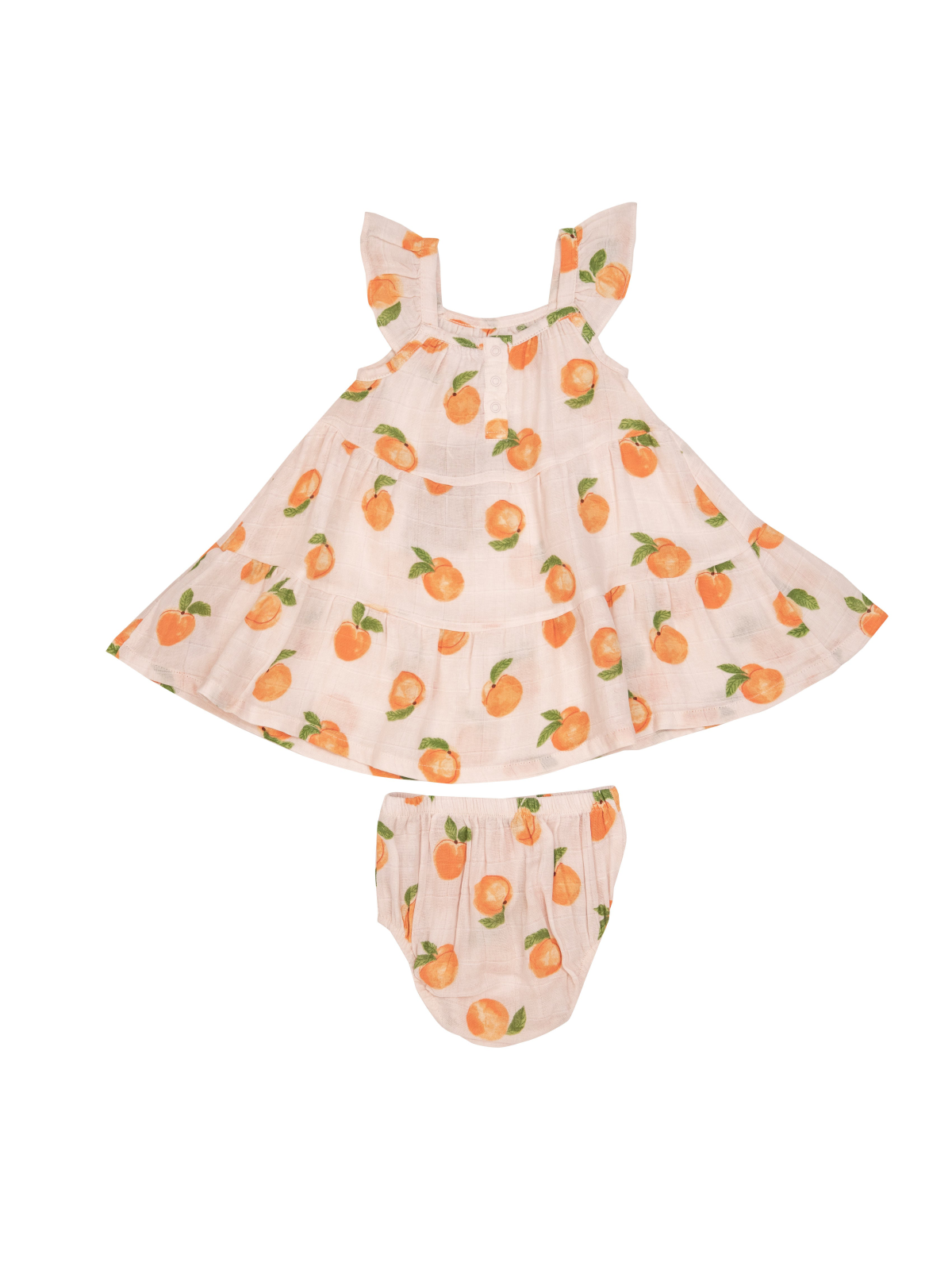 Twirly Sundress & Bloomer, Peaches