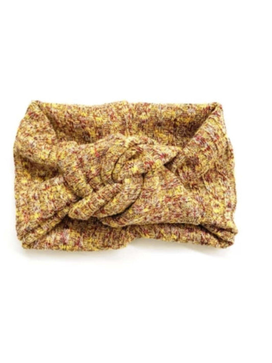 Twist Knot Headband, Autumn Confetti
