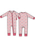 2-Way Zip Romper, Leslie Rose