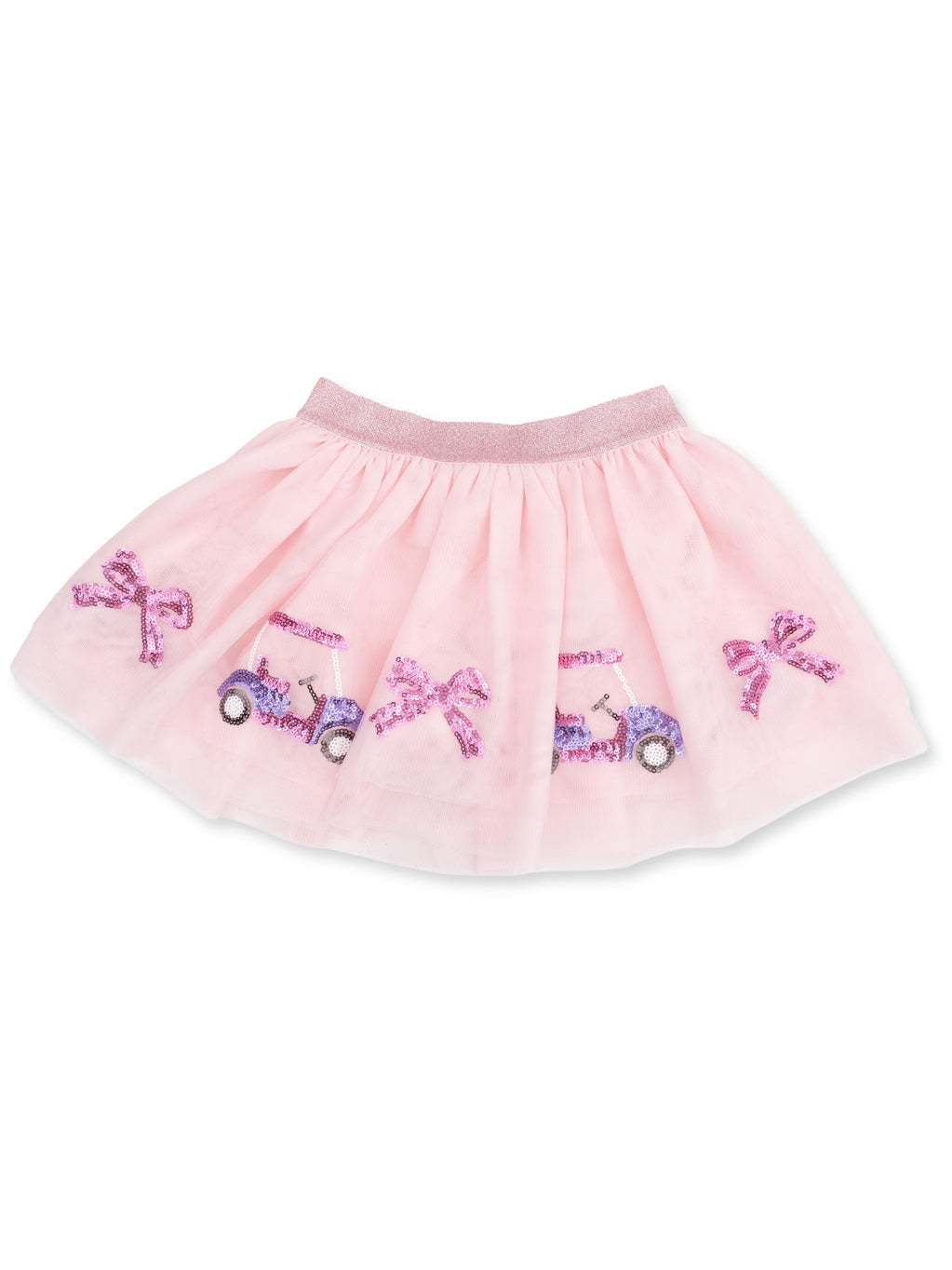 Tutu Skirt with Bike Shorts, Golf Bows