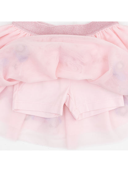 Tutu Skirt with Bike Shorts, Golf Bows