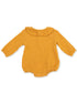Ruffle Collar Bubble, Solid Sunflower