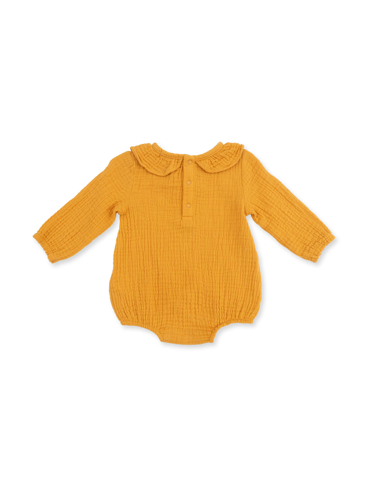 Ruffle Collar Bubble, Solid Sunflower
