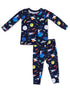 Long Sleeve Loungewear Set, Astronaut and Rockets