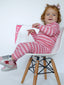 Valentine Stripe / Organic 2-Piece Set