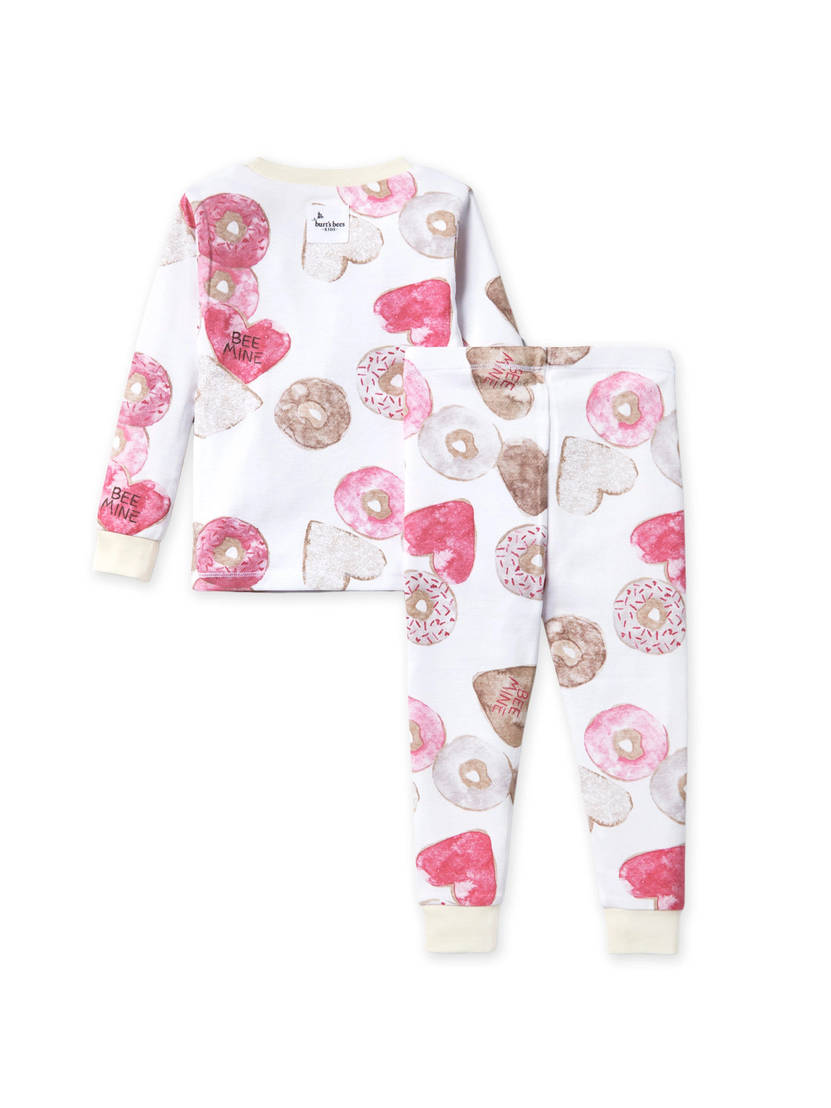 Valentine's Day Organic 2-Piece Pajama Set, Doughnut Crazy