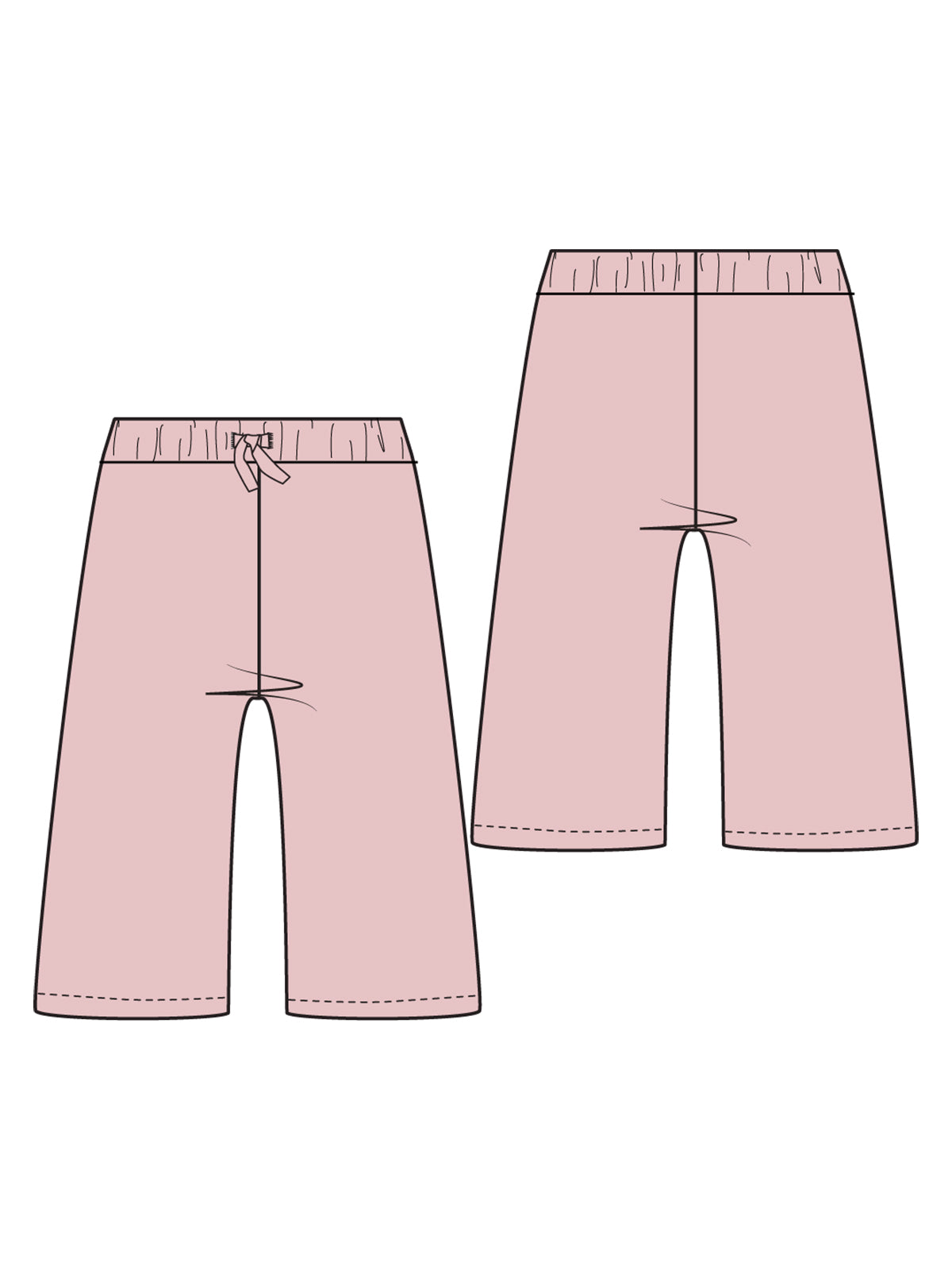 Wide Leg Pant, Veiled Pink