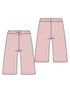 Wide Leg Pant, Veiled Pink