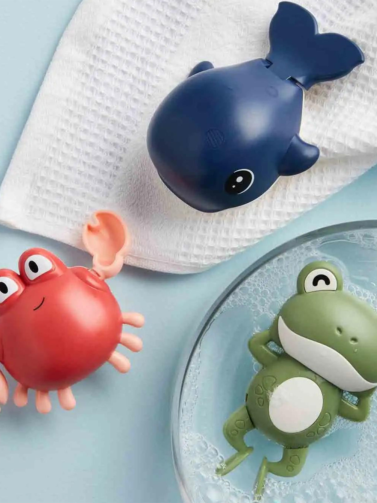 Animal Bath Swimmers Toy, Frog
