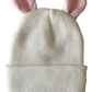 Baby's First Hat, Warm White/Petal Pink Bunny