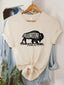 Yellowstone Bison Adult Graphic Tee, Cream