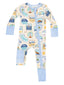 2-Way Zip Romper, Beach Patches