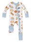 2-Way Zip Romper, Groovy Vibes Stickers