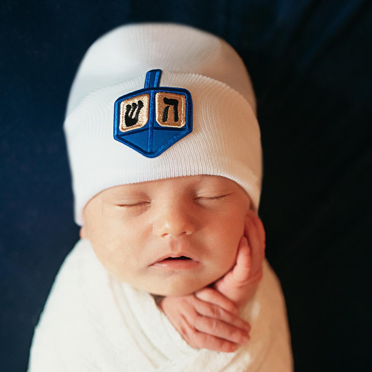 Newborn Hat, Dreidel