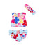 Multi-Floral Swimsuit & Headband Set