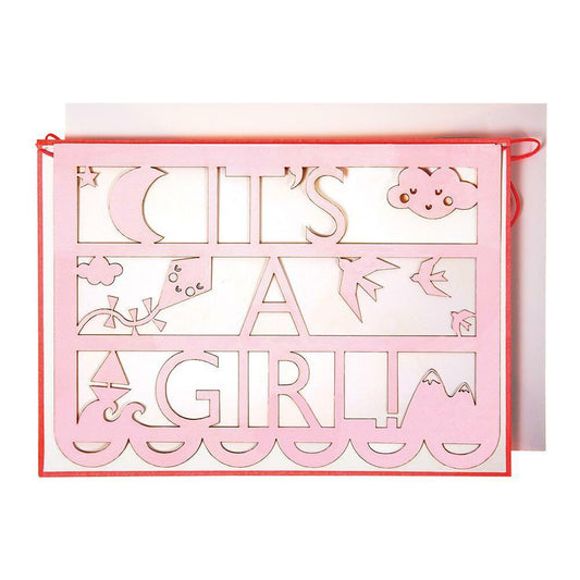 SpearmintLOVE’s baby 'It's a Girl' Card