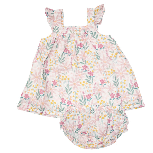 Sundress & Bloomer Set, Pinwheel Floral