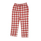 Adult Lounge Set, Holiday Red Plaid