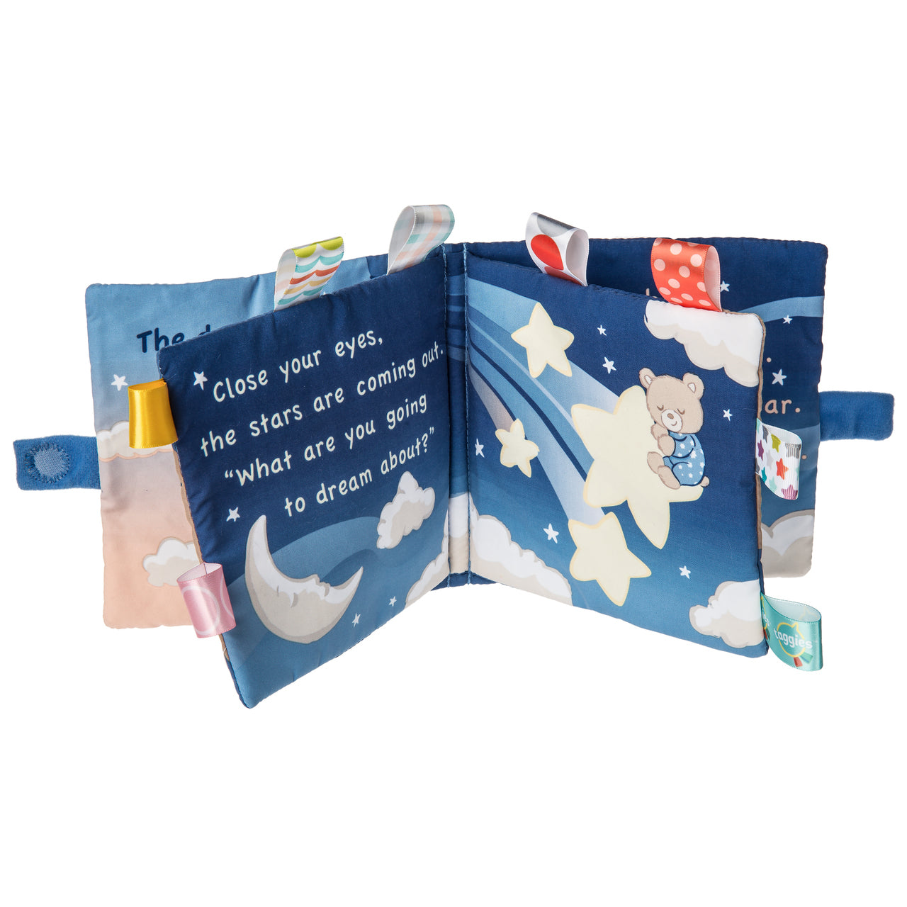 Taggies Soft Book - Starry Night Teddy - - Fat Brain Toys