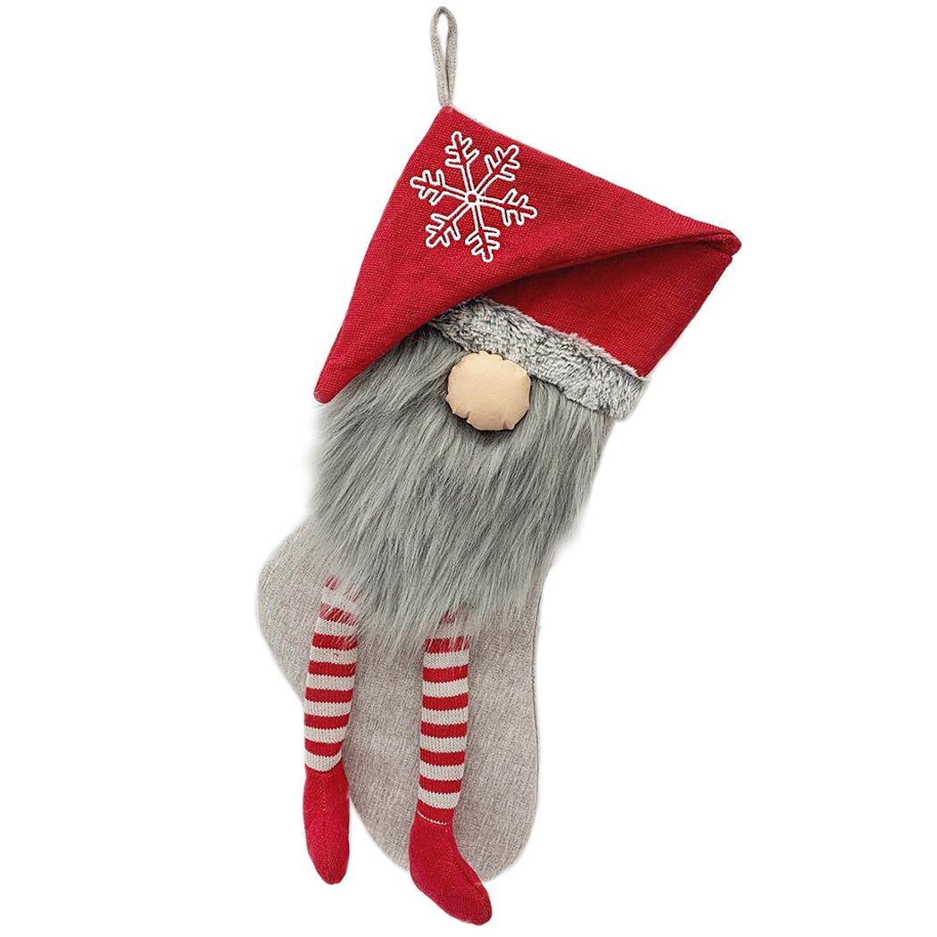 SpearmintLOVE’s baby Holiday Stocking, Red Gnome