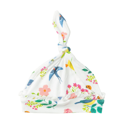 Knot Beanie, Garden Birds