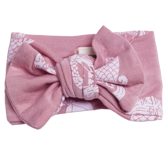 SpearmintLOVE’s baby Knot Bow, Bamboo Mermaid