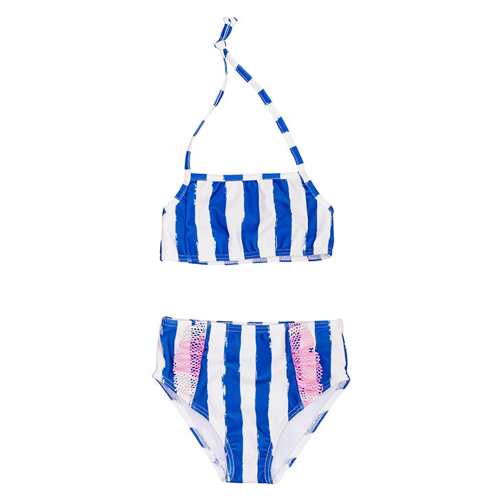 SpearmintLOVE’s baby Bikini, Blue Stripes