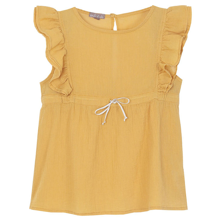 SpearmintLOVE’s baby Blouse, Tournesol