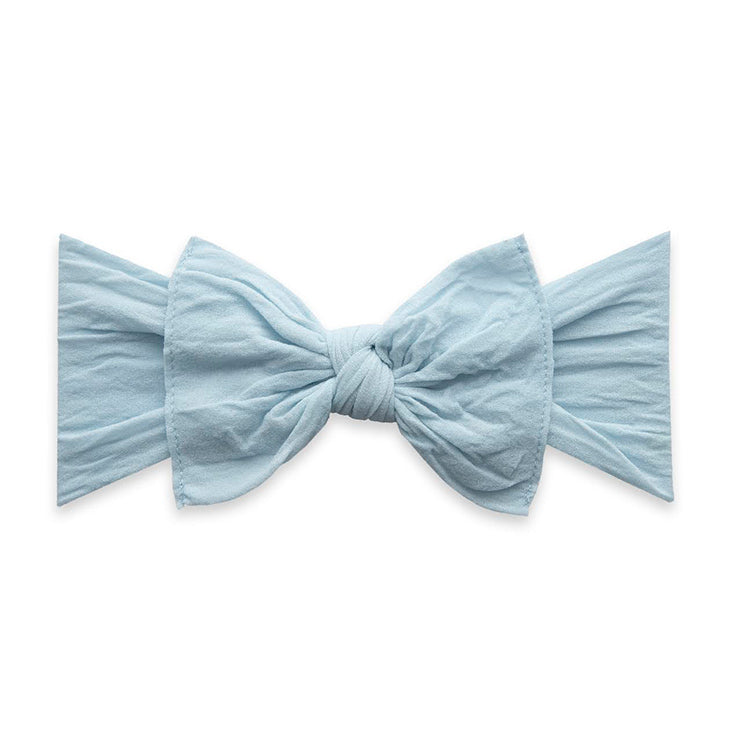 SpearmintLOVE’s baby Knot Bow, Chambray