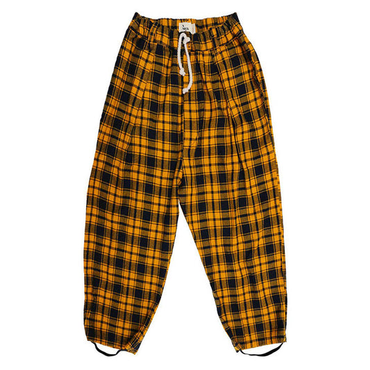 SpearmintLOVE’s baby Clash Plaid Pleated Trouser, Mustard