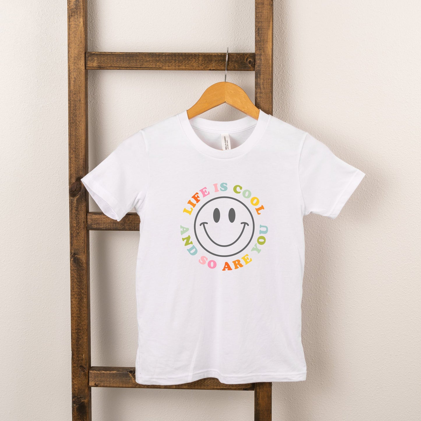 Life Is Cool Short Sleeve Tee, White