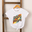 Okey Dokey Colorful Short Sleeve Tee, White