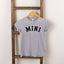 Mini Short Sleeve Tee, Heather Grey