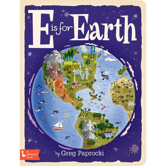 E is for Earth Board Book