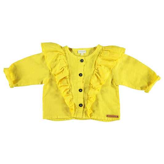SpearmintLOVE’s baby Jacket with Frills, Yellow