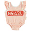 SpearmintLOVE’s baby Ribbed Bodysuit, Salmon