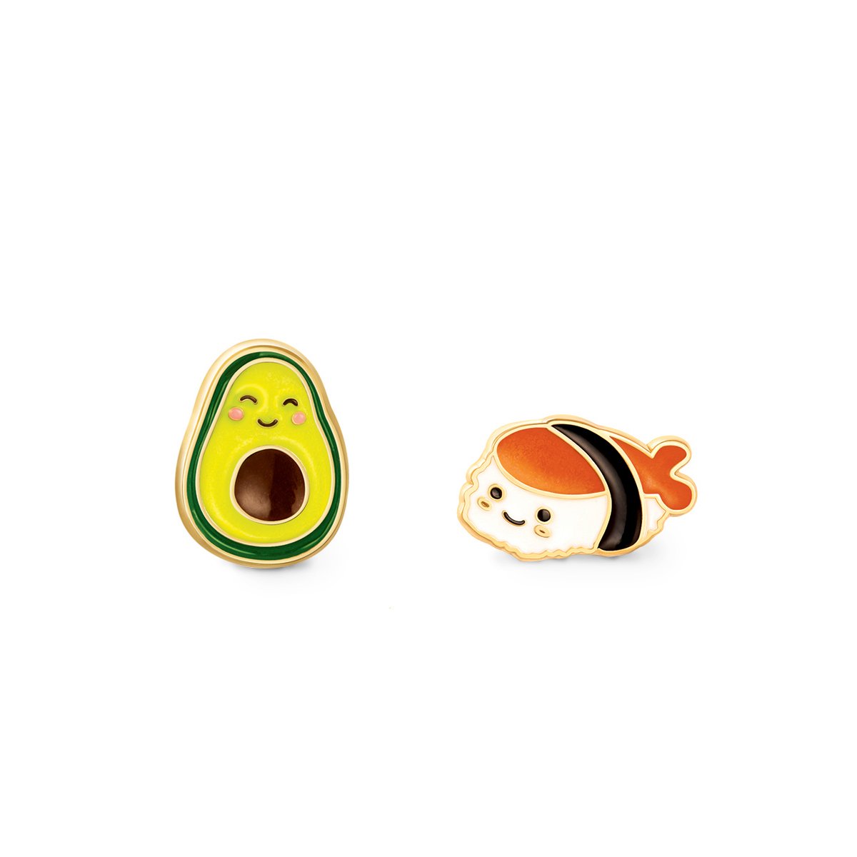 The Perfect Pair Cutie Stud Earrings, Guac and Roll