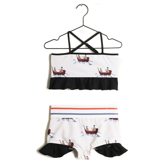 SpearmintLOVE’s baby Wolf & Rita Josefina Bikini Swimsuit, Boats & Roads